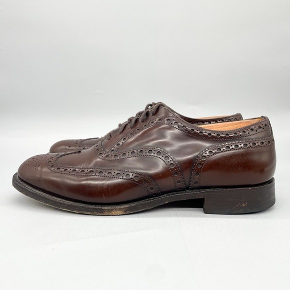 Church\'s Mens 9.5G/ 10.5 Burwood Oxford Shoes Brown Leather Brogue Wingtip Dress main image 10